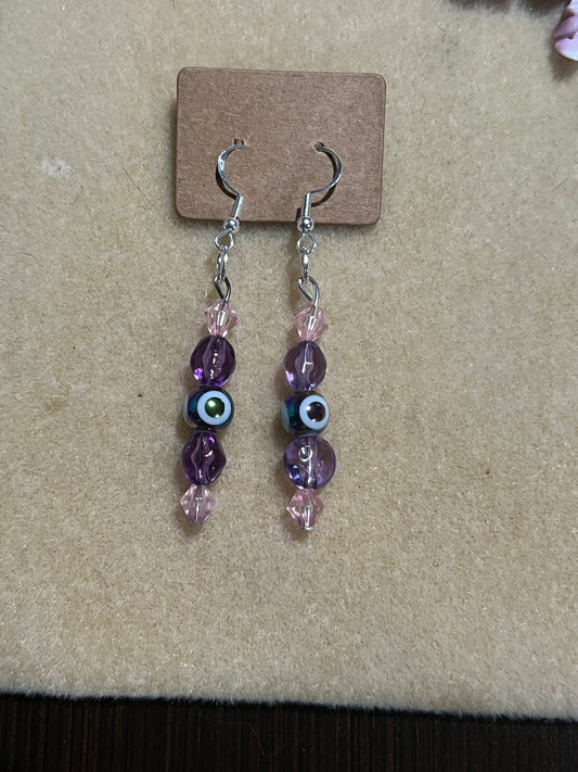 Purple evil eye