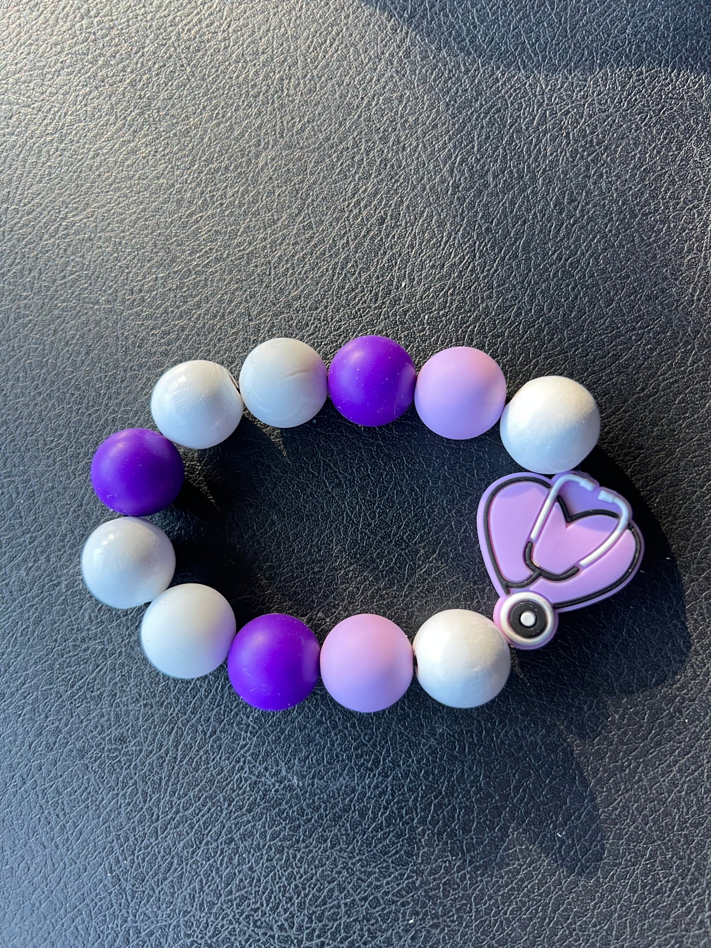 Purple nurse bracelet