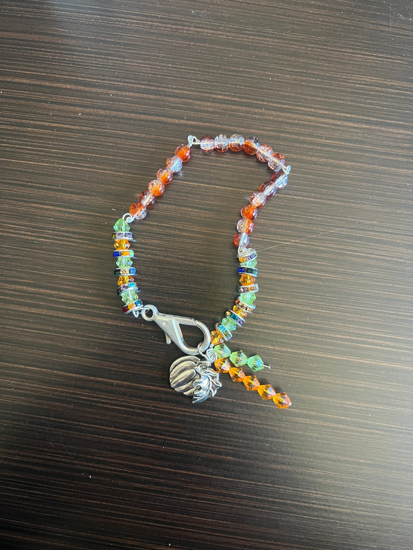 Lil pumpkin bracelet