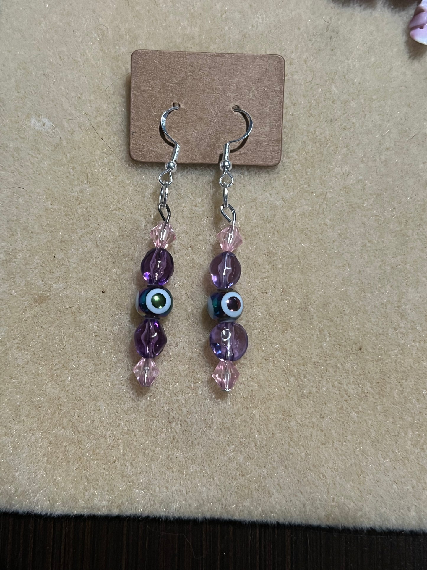 Purple evil eye