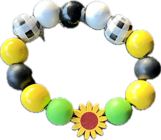 Sunflower bracelet